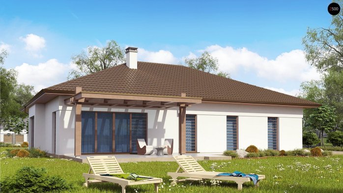 Проєкт будинку U311 - Одноповерхові дома в Україні