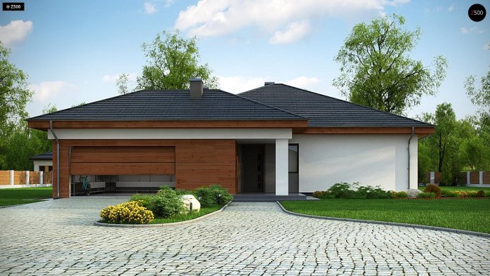 Проект дома U333 - 2 Одноэтажные дома в Украине
