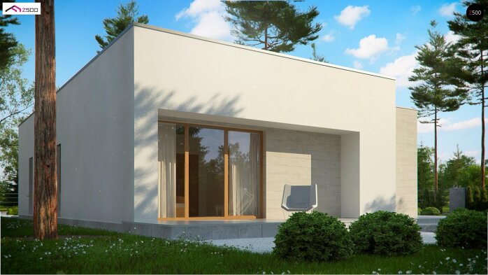 Проект дома Ux67 - 9 Одноэтажные дома в Украине