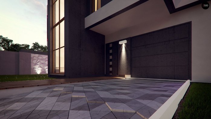 Проєкт будинку Ux124 - Двоповерхові дома в Україні