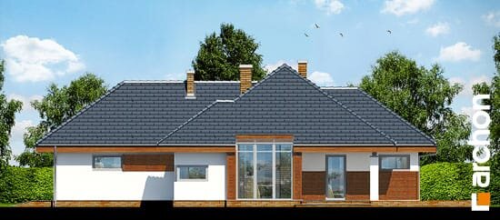 Проект дома Дом в хеномелесе 2 - 5 Одноэтажные дома в Украине