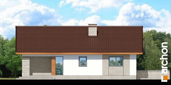 Проект дома Дом в плодолистике - 4 Одноэтажные дома в Украине