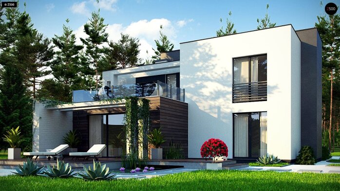 Проєкт будинку Ur17 A - Двоповерхові дома в Україні