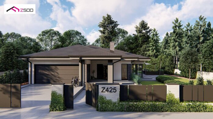 Проєкт будинку U425 - Одноповерхові дома в Україні