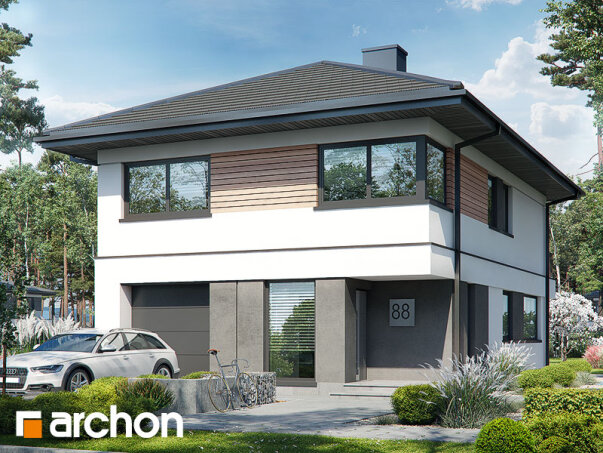 Проєкт будинку Вілла Андреа - Двоповерхові дома в Україні