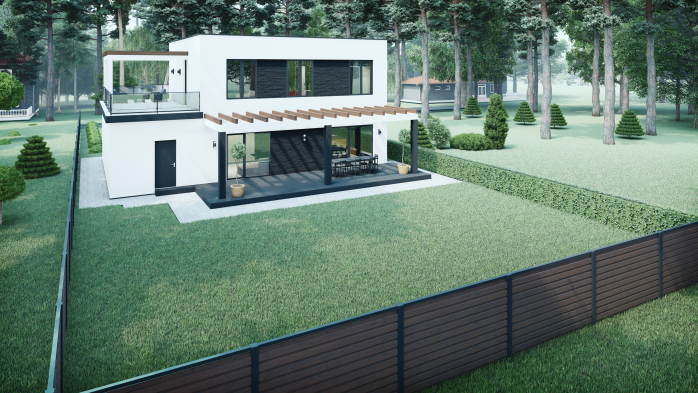 Проект будинку DBT 262 - Двоповерхові дома в Україні