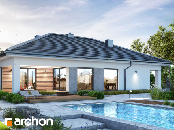 Проєкт будинку Будинок в ренклодах 11 (Г2) - Одноповерхові дома в Україні