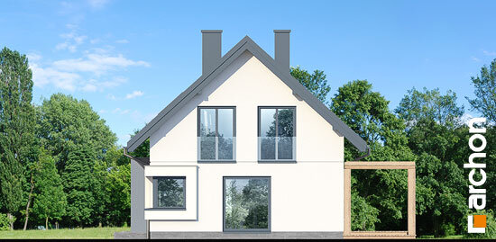 Проєкт будинку Будинок в хлорофітумі 12 (Г) - З мансардним поверхом дома в Україні