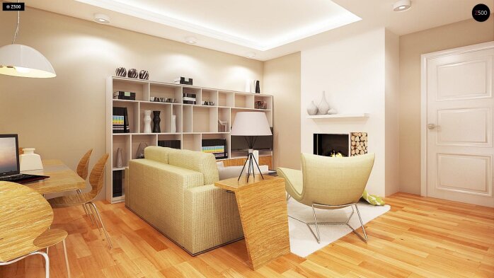 Проект дома U78 - 4 Одноэтажные дома в Украине