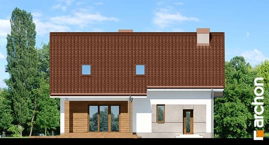 Проект дома Дом в яблонках 6 - 6 С мансардным этажом дома в Украине