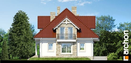 Проєкт будинку Будинок в каллах (Г2) вер.2 - З мансардним поверхом дома в Україні