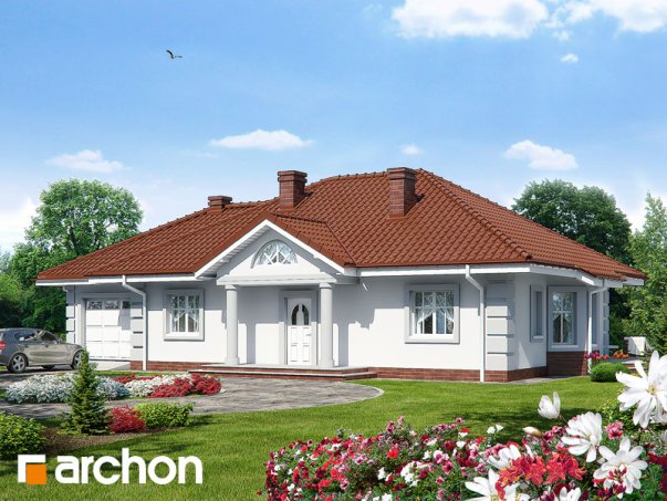 Проект дома Дом под красной рябиной (Г) вер.3 - 1 Одноэтажные дома в Украине