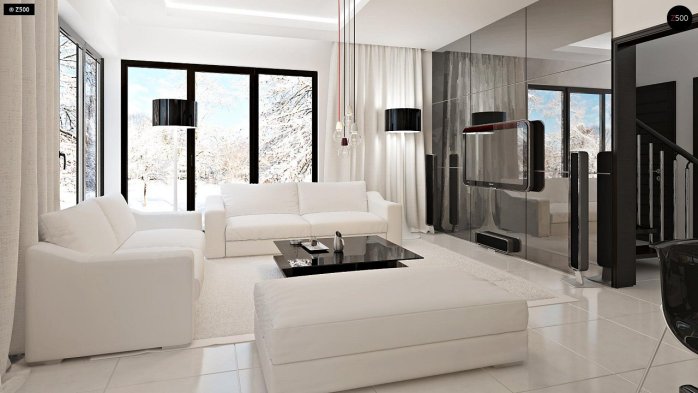 Проект дома Ub2 - 3 Двухэтажные дома в Украине