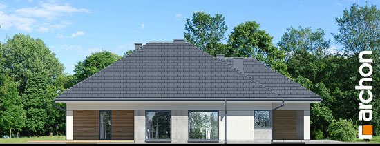 Проект дома Дом в ренклодах 15 (Г2) - 5 Одноэтажные дома в Украине