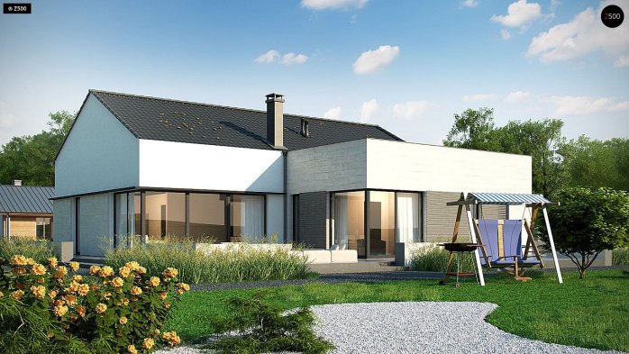 Проєкт будинку U390 - Одноповерхові дома в Україні