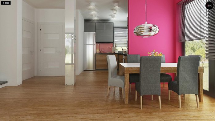 Проект дома U290 - 6 С мансардным этажом дома в Украине