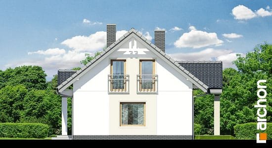Проєкт будинку Будинок під вербою - З мансардним поверхом дома в Україні