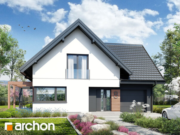 Проєкт будинку Будинок в фаворитках 2 - З мансардним поверхом дома в Україні