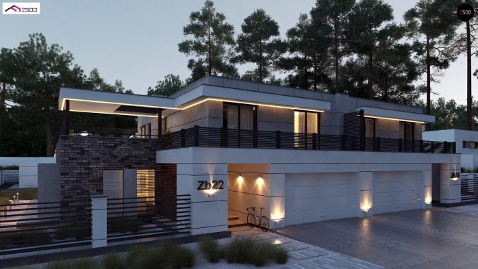 Проєкт будинку Ub22 - Двоповерхові дома в Україні