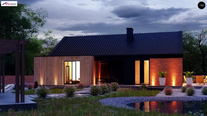 Проект дома U386 - 4 Двухэтажные дома в Украине