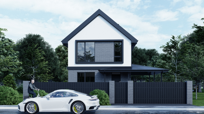 Проект дома DBT 579 - 5 дома в Украине