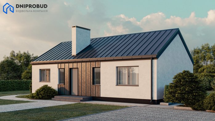 Проєкт будинку DB 32 - Одноповерхові дома в Україні