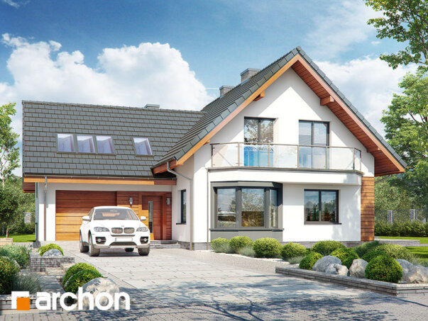 Проєкт будинку Будинок на поляні 2 вер.2 - З мансардним поверхом дома в Україні