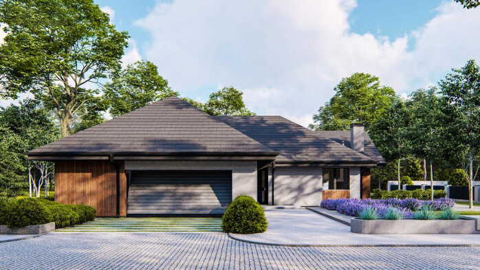 Проєкт будинку U402 35 - Одноповерхові дома в Україні