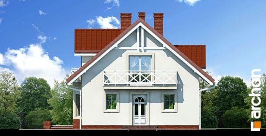 Проект дома Дом в рододендронах вер.2 - 3 С мансардным этажом дома в Украине