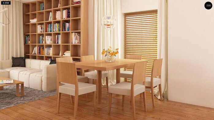 Проект дома U10 stu bk - 7 С мансардным этажом дома в Украине