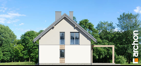 Проект дома Дом в силене - 4 С мансардным этажом дома в Украине