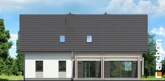 Проект дома Дом в гвоздиках (Г2) - 6 С мансардным этажом дома в Украине