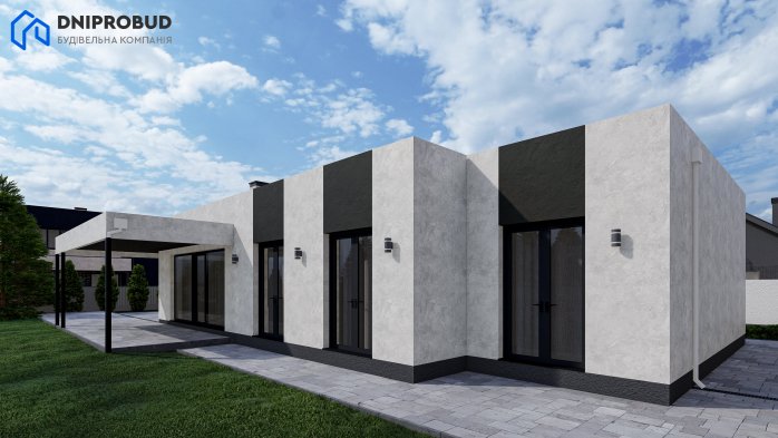 Проєкт будинку Db 23 v1 - Одноповерхові дома в Україні