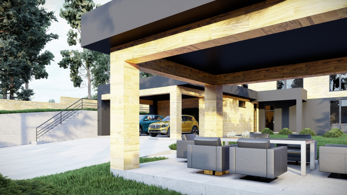 Проєкт будинку DBT 556 - Двоповерхові дома в Україні