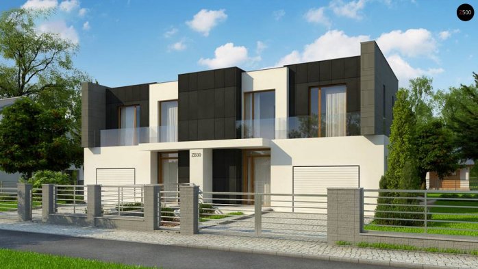 Проект дома Ub30 - 1 Двухэтажные дома в Украине