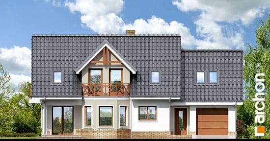 Проект дома Дом в клюкве 2 вер.2 - 3 С мансардным этажом дома в Украине