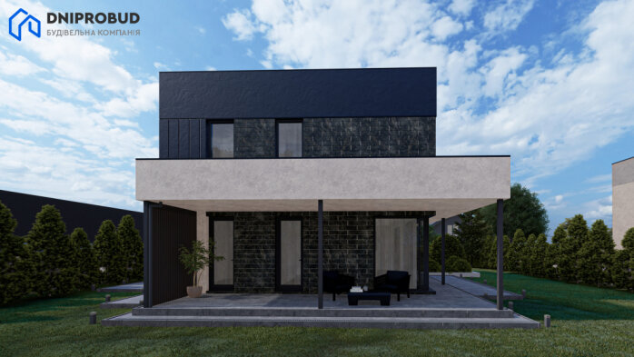 Проєкт будинку Db 18 v1 - Двоповерхові дома в Україні