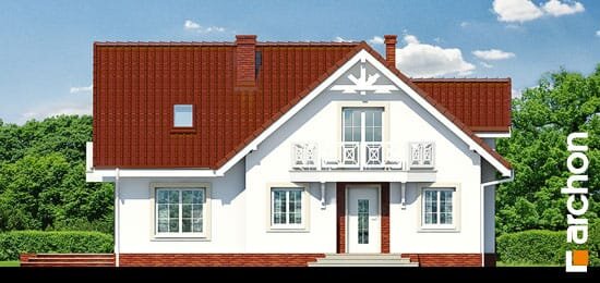 Проект дома Дом в кизиле вер.2 - 3 С мансардным этажом дома в Украине