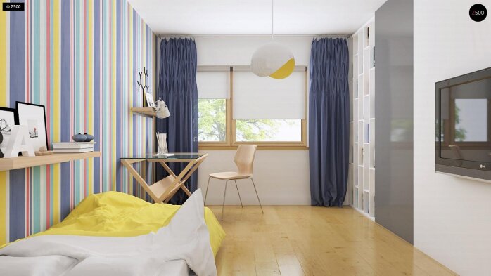 Проєкт будинку Ux54 - Двоповерхові дома в Україні