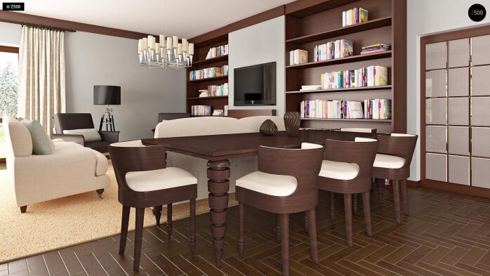 Проект дома Ux15 GL2 - 8 Двухэтажные дома в Украине