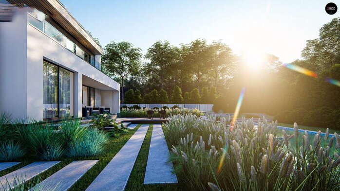 Проєкт будинку Ux31 - Двоповерхові дома в Україні