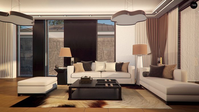 Проєкт будинку Ux123 - Двоповерхові дома в Україні