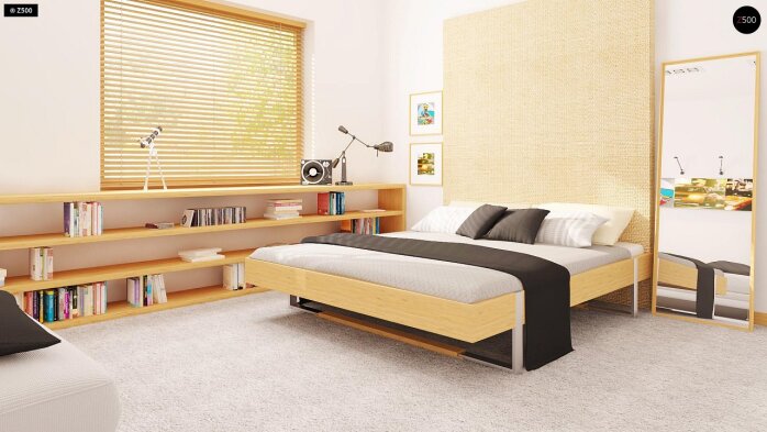 Проект дома U10 stu bk - 14 С мансардным этажом дома в Украине