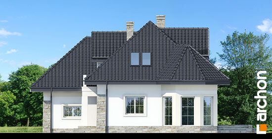 Проект дома Дом в гибискусе вер.2 - 4 С мансардным этажом дома в Украине