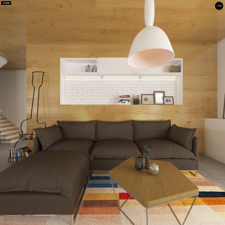 Проєкт будинку Ux54 - Двоповерхові дома в Україні