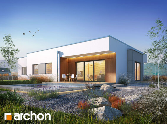 Проект одноповерхового будинку із 4 спальнями 2259