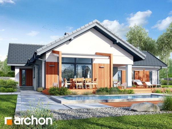 Проект дома Дом в грандаросах (Г2) - 1 Одноэтажные дома в Украине