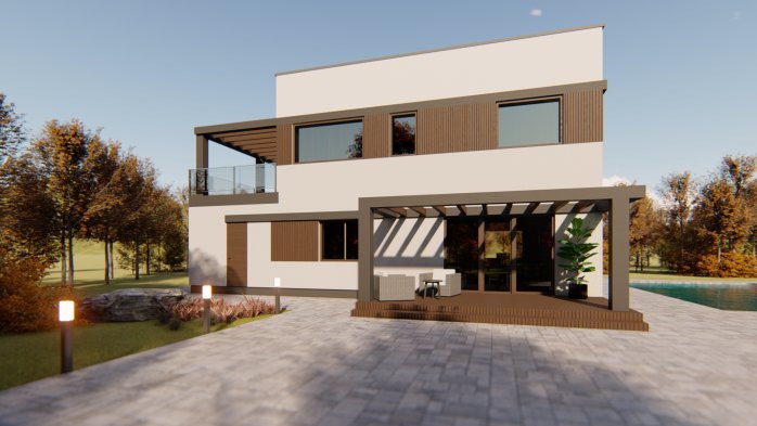 Проєкт будинку DB 36 - Двоповерхові дома в Україні