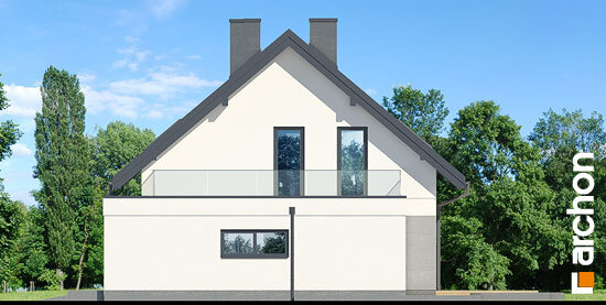 Проєкт будинку Будинок в гісопах - З мансардним поверхом дома в Україні