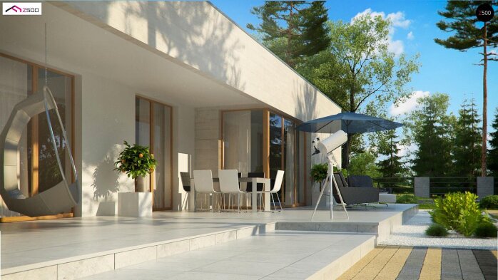 Проект дома Ux67 - 8 Одноэтажные дома в Украине